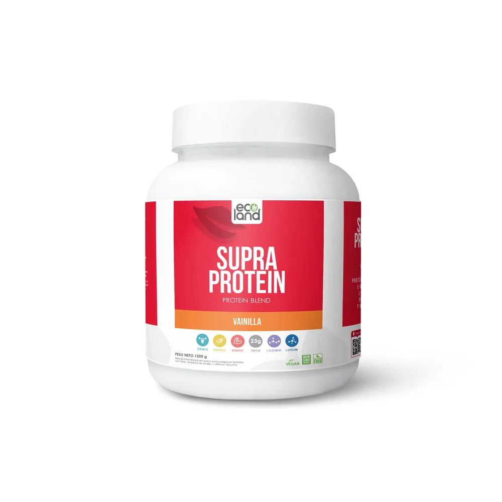 Supra Protein Vainilla - Pomo 1200 gr / 30 servicios